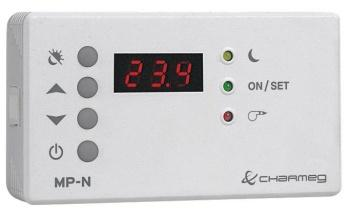 Ψηφιακός Θερμοστάτης Χώρου & Θερμόμετρο Για χρήση σε εγκαταστάσεις θέρμανσης πετρελαίου και φυσικού αερίου. Ψηφιακή φωτεινή ένδειξη θερμοκρασίας Βήμα ρύθμισης 0.