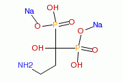 Dinatrijum pamindronat (Aredia) (3-Amino-1-hidroksipropiliden) bisfosfonska kiselina, dinatrijumova so (3-amino-1-hidroksipropan,-1,1-difosfonska kiselina, dinatrijumova so Dinatrijum pamindronat