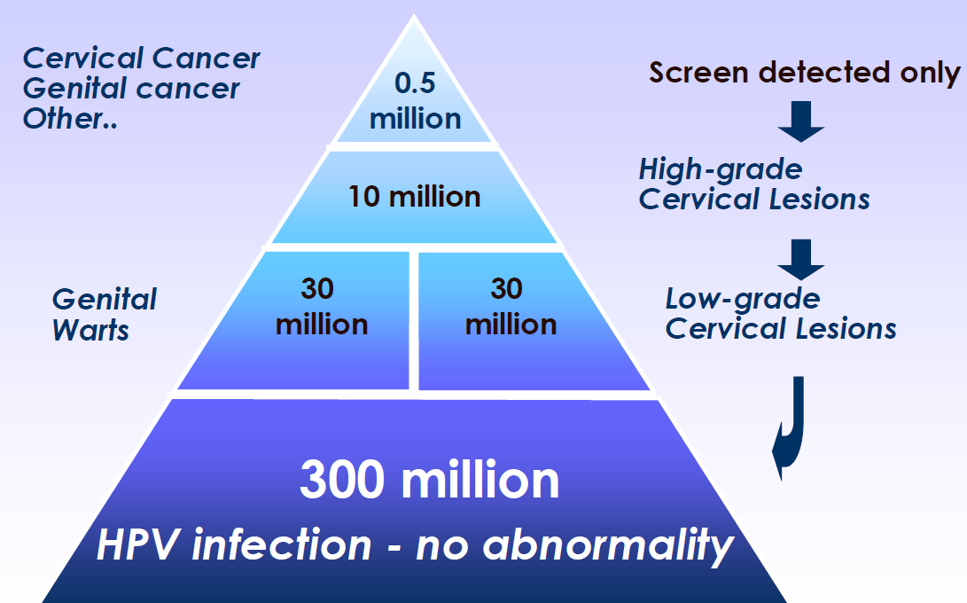 HPV μολύνσεις στη γυναίκα Βλεννογονικοί (Mucosal) τύποι 0,14% [X.