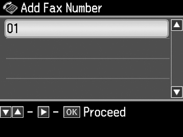 Λίστα μενού λειτουργίας Φαξ Fax menu (Μενού φαξ) για λειτουργία Φαξ και Fax Settings (Pυθμ. Φαξ) για λειτουργία ρύθμισης. Λειτουργία Φαξ Μενού Στοιχείο ρύθμισης Περιγραφή Send To (Αποστ.