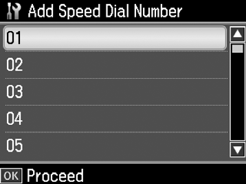 1. Πατήστε d μία φορά για να επιλέξετε Your Phone Number (Ο Αριθ. Τηλεφ. σας) από το μενού Header (Κεφαλ.) και στη συνέχεια πατήστε OK. Εμφανίζεται η οθόνη εισαγωγής αριθμού τηλεφώνου. 2.