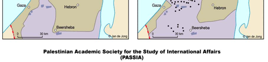 5 ος Χάρτης: Ιδιοκτησία γης στην Παλαιστίνη και το σχέδιο διχοτόμησης του ΟΗΕ 1947 Ερημωμένα και κατεστραμμένα παλαιστινιακά χωριά από το Ισραήλ το 1948 και 1967.