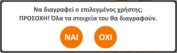 Διαχείριση μαθητών Εικονίδια επεξεργασίας στοιχείων μαθητών Εισαγωγή νέου μαθητή Επεξεργασία στοιχείων μαθητή Διαγραφή μαθητή Ιστορικό μαθητή Στοιχεία μαθητή: Ονοματεπώνυμο / Τάξη Τα στοιχεία