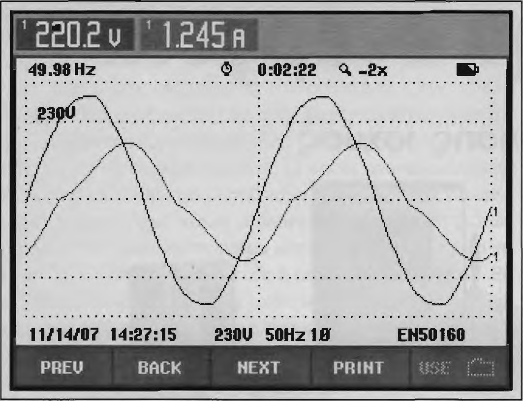 1gg.9 u I1D.118 r 50.02 Hz Φ 0:00:35 Q. _2x E 239(1 \... / 