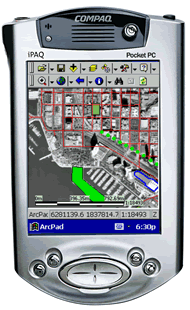 6.5 ΔΟΜΗΣΗ ΤΗΣ ΕΦΑΡΜΟΓΗΣ ΣΤΟ ArcPad Το λογισμικό ArcPad βασίζεται στην τεχνολογία των Συστημάτων Γεωγραφικών Πληροφοριών και είναι κατάλληλο για κινητή χαρτογράφηση.