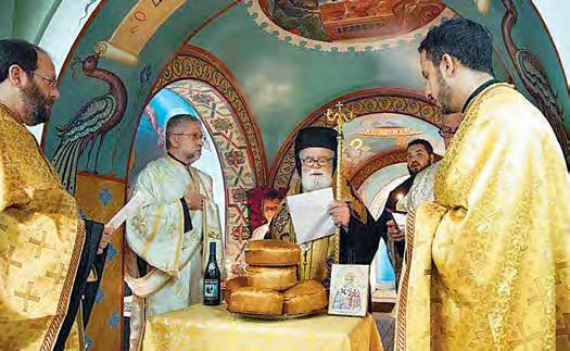 OUR METROPOLISES Metropolitan Iakovos, Bishop Demetrios of Mokissos and Archons from the Metropolis participate in the annual Greek Independence Day Parade in Chicago.