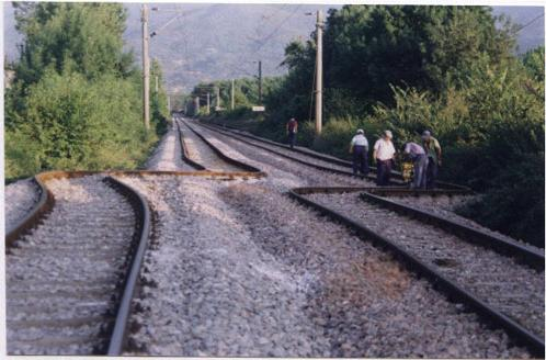 Εικόνα 5.36. Παραμόρφωση της σιδηροδρομικής γραμμής με το σεισμό του 1999, νοτιοανατολικά της πόλης Izmit ALASKA, 2002 To 2002 σημειώθηκε σεισμός μεγέθους Μ=7.