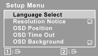 Χειριστήρια Επεξήγηση Η Display Mode (Λειτουργία προβολής) παρέχει δύο λειτουργίες χρωματικού χώρου. Η εργοστασιακή ρύθμιση για αυτό το προϊόν είναι λειτουργία υπολογιστή.