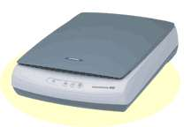 Σαρωτής Scanner Χρησιμοποιείται για την εισαγωγή μιας εικόνας ή ενός κειμένου από έντυπη μορφή στον υπολογιστή.