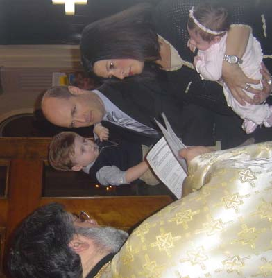 40-Day Blessings of Mother & Child The Rite of Churching Together with being baptized and chrismated, the new-born child is also "churched.