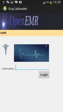 ΠΑΡΑΡΤΗΜΑ Β Εγχειρίδιο χρήσης Ecg Updoader Android Application Σχήμα Β.1 Σχήμα Β.2 Σχήμα Β.3 Στο Σχήμα Β.