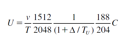 Χωρητικότητα Καναλιού DVB-T v bits per symbol.