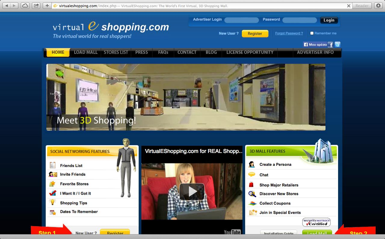 Virtual mall Εικόνα 8: Virtual mall. Πηγή: Virtualeshopping.com/index.