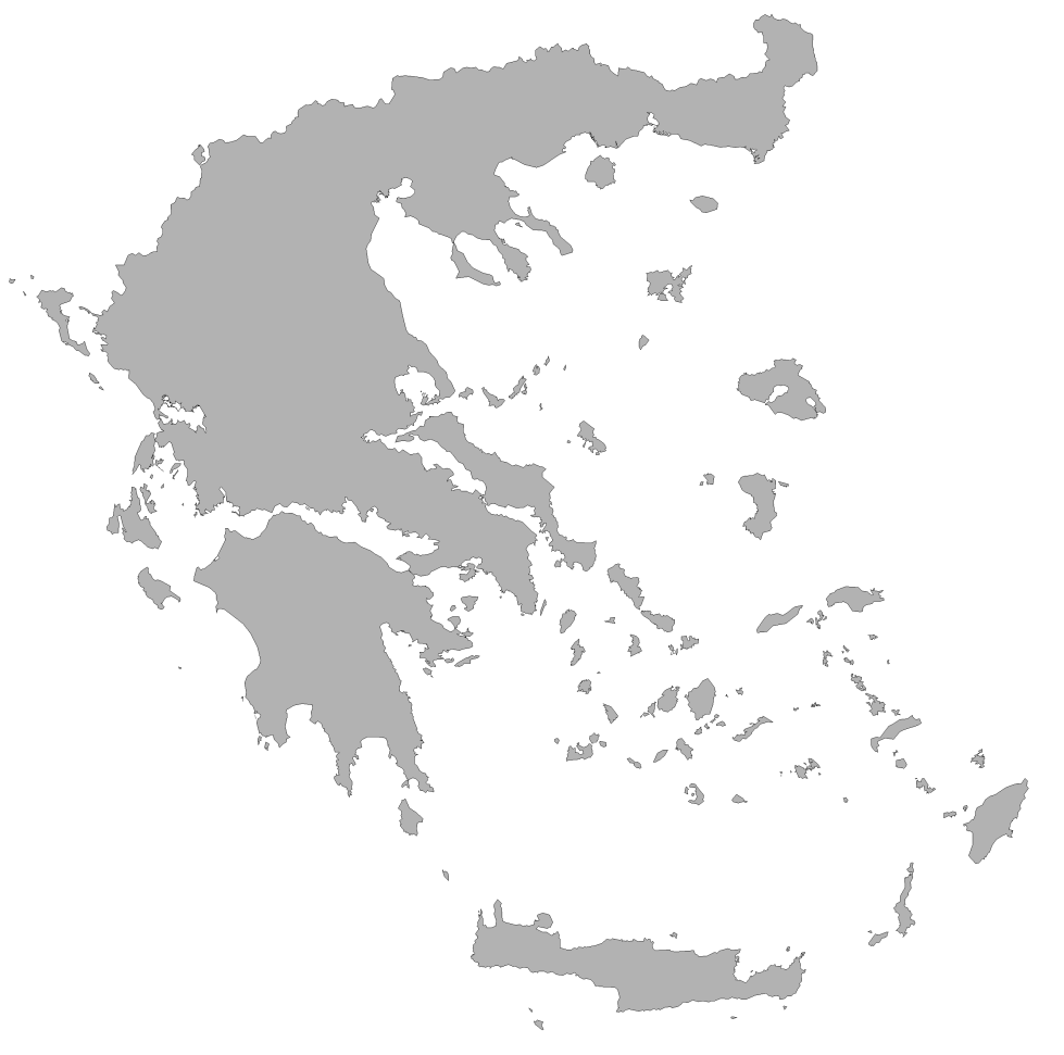 Απολιθώματα ηπειρωτικών ιπποποτάμων στην Ελλάδα 5 4 6 3 2 1 Θέσεις της Ελλάδας με απολιθώματα μη ενδημικών ιπποποτάμων.