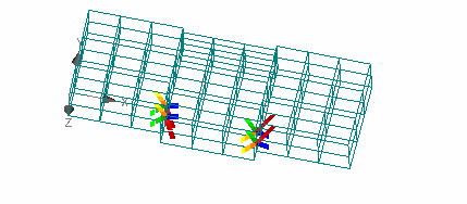 Τα δοκίμια αυτά προσομοιώθηκαν τόσο με τρισδιάστατα στοιχεία μορφής βλήτρου όσο και με γραμμικά χιαστί στοιχεία με τις ίδιες ιδιότητες με αυτές των βλήτρων (Σχήμα 4.19).