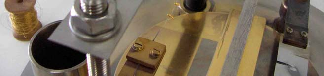 5.8 ΠΡΟΕΤΟΙΜΑΣΙΑ ΔΟΚΙΜΙΩΝ Στα δοκίμια 8 και 9 έγινε εναπόθεση λεπτού στρώματος (film) χρυσού με τη χρήση εξαχνωτή μετάλλων προκειμένου να δημιουργηθεί δίοδος Schottky μεταξύ του χρυσού και της