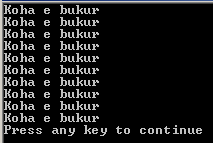 Funksionet 301 jeta(1,10); // Nënprogrami jeta void jeta(int m,int n) int i; for (i=m;i<=n;i++) cout << "Koha e bukur\n"; return; Këtu, meqë nënprogrami nuk jep si rezultat asnjë vlerë, para emrit të