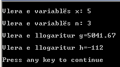 312 Bazat e programimit në C++ // Nënprogrami fakt double fakt(int m) double F; int i; F=1; for (i=1;i<=m;i++) F=F*i; return F; // Nënprogrami shuma double shuma(int m,float k) double s; int i; s=0;