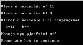 372 Bazat e programimit në C++ rezultati do të duket si në Fig.6.