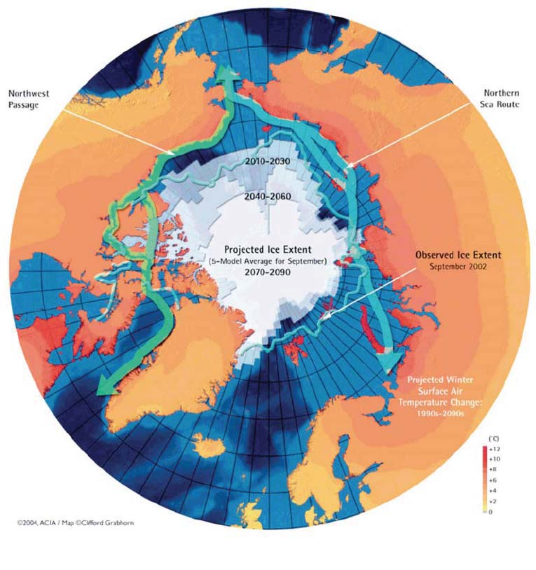 βόρεια ακτή του νησιού του Ellesmere στην περιοχή Nunavut του Καναδά, υπήρχε στην ίδια θέση για τουλάχιστον 3.