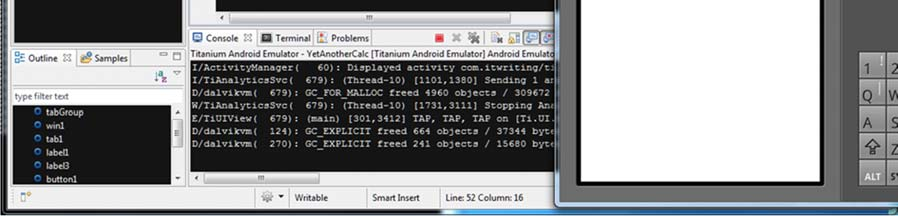 Εικόνα 14: Το Titanium IDE. Πηγή: http://www.itwriting.com/blog/4511-appcelerator-hasreleased-titanium-studio-ide-for-cross-platform-mobile-development.