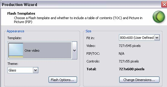 Εικόνα 3.25 Audio Options του Camtasia Recorder 3.3.4 Ρυθµίσεις Camtasia Studio 5 Το πρόγραµµα αυτό χρησίµευσε στην επεξεργασία των βίντεο (τα οποία είχαν την επέκταση.