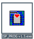 5.1. ISP PROG 1.3 Softver za ovaj programator je spakovan u jednoj izvršnoj datoteci i nije potrebna njegova instalacija, što pojednostavljuje njegovu upotrebu i mobilnost.