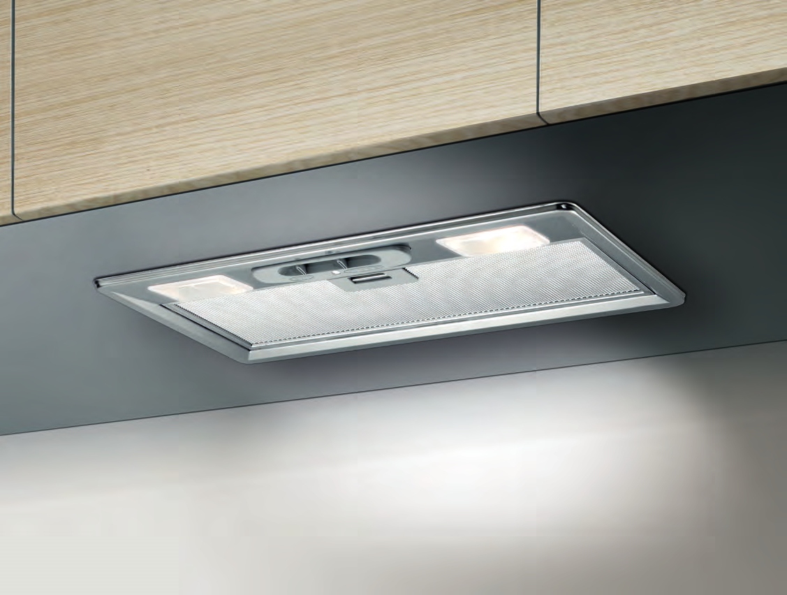 LECCO LECCO (εντοιχιζόμενος) 70 εκ. 52 εκ. INOX Φίλτρα άνθρακα, σετ 2 τεμ.