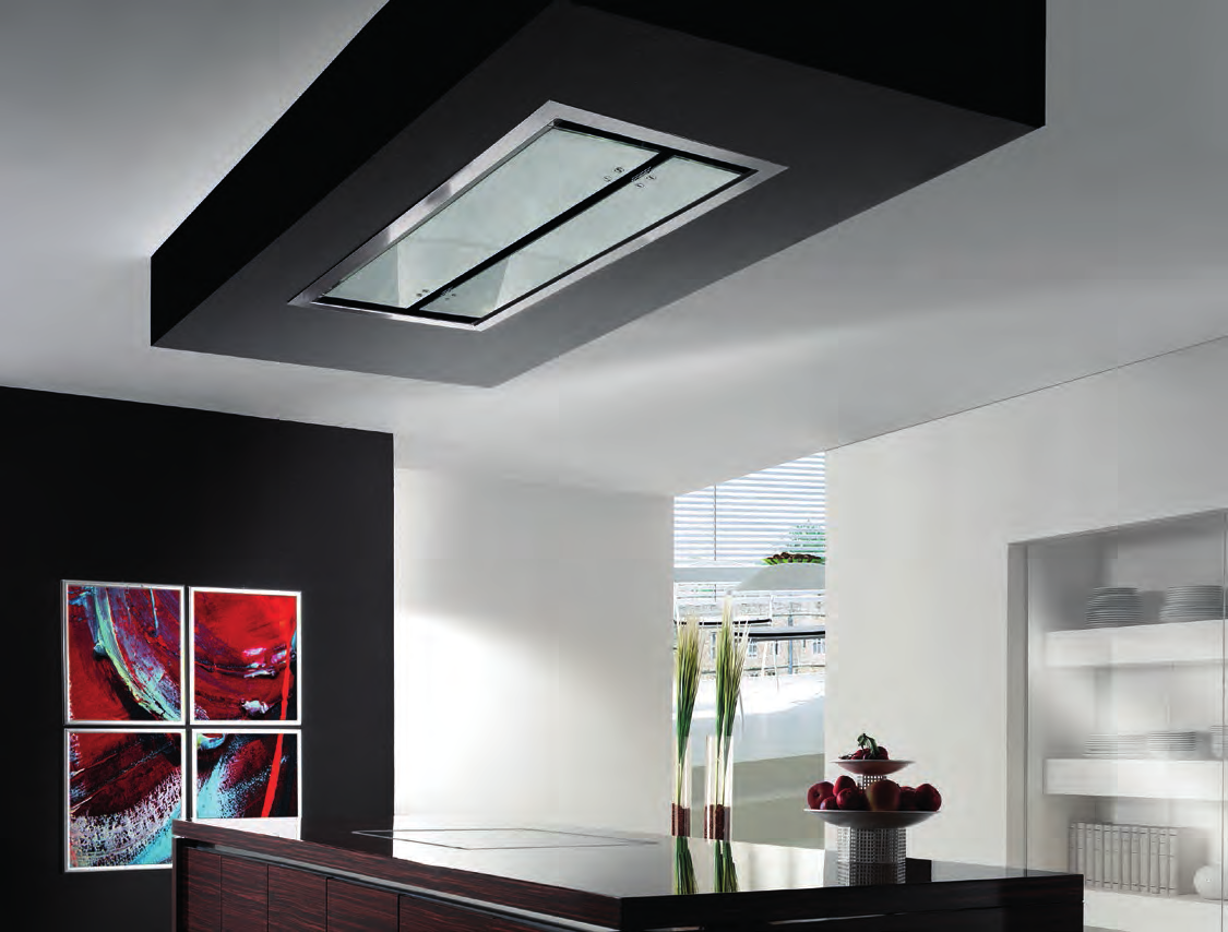 Made in ITALY ISO 9001:2008-14001:2004-18001 : 2007 CIRRUS GLASS χρόνια 2 εγγύηση CIRRUS GLASS Με Μοτέρ (οροφής εντοιχισμού) 110 εκ.