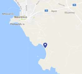 Αργολίδα Γηπεδική έκταση στην Καραθώνα Ναυπλίου Τοποθεσία: Παραλία Καραθώνα, Δ. Ναυπλιέων Επιφάνεια γεωτεμαχίου: 425.211,25 τμ Θαλάσσιο μέτωπο: 1.
