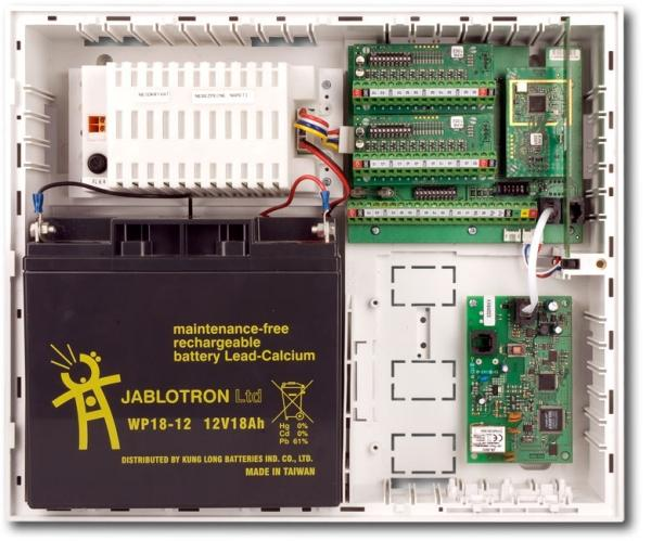 2. Typy zabezpečovacieho systému Drôtové systémy Obr.