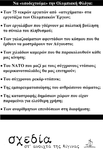 Η ολυ μπι α κή φλό γα της coca cola στην Αί γι να και ο πρί γκι πας Αλ βέρ τος που δεν ξα νά γι νε βά τρα χος.