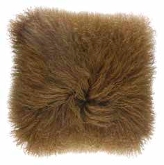 Mongolan Fur Cushons 40x40 cm & 80x80 cm Fuxa Red Bronze Purple Brown Black Mongolan Fur Throw