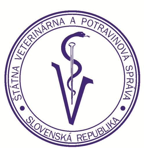 ŠTÁTNA VETERINÁRNA A POTRAVINOVÁ SPRÁVA SLOVENSKEJ REPUBLIKY Botanická č.