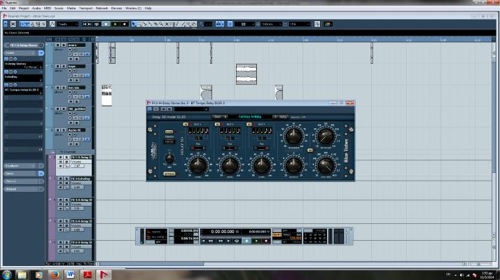 Εικόνα 36 : echoboy delay plugin της Soundtoys Εικόνα 37: BT Tempo DL3D plugin της εταιρίας Nomad Factory Στη συνέχεια έκανα την ίδια διαδικασία και στα επόμενα fx channels.