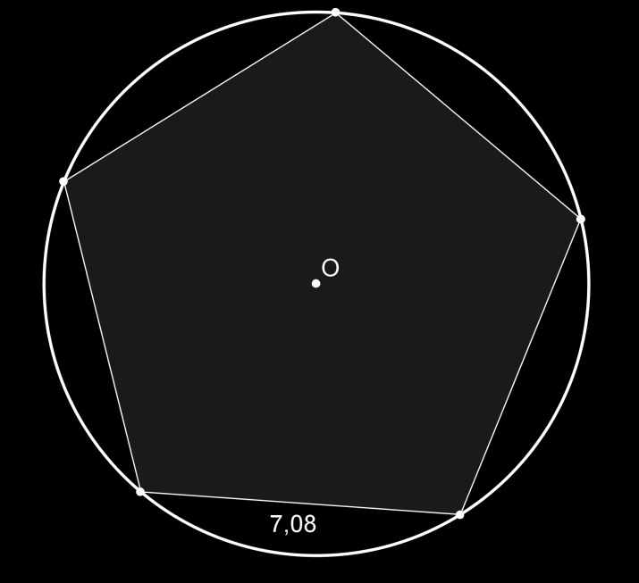 B. Τ πλύγων στ διπλανό σχήμα είναι καννικό εξάγων και είναι εγγεγραμμέν σε κύκλ,ρ. Η πλευρά τυ καννικύ εξαγώνυ έχει μήκς 6 cm. Να υπλγίσεις τ μήκς L και τ εμβαδόν Ε τυ κύκλυ. Απ. L 1π cm 36π cm C.