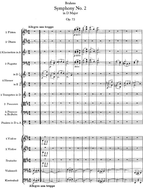 Γιοχάνες Μπραµς [Johannes Brahms] (1833-1897) Γερµανός συνθέτης Συµφωνία αρ.