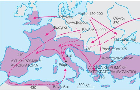 Τα επόμενα χρόνια το Δυτικό Ρωμαϊκό κράτος δέχτηκε επιθέσεις