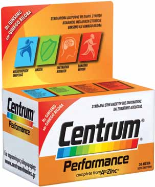 τα NEA της Νέο Centrum Performance Για μέγιστη απόδοση, κάθε μέρα!