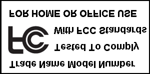 Regulatory Information Declaration of Conformity for Products Marked with FCC Logo, United States Only This device complies with Part 15 of the FCC Rules.