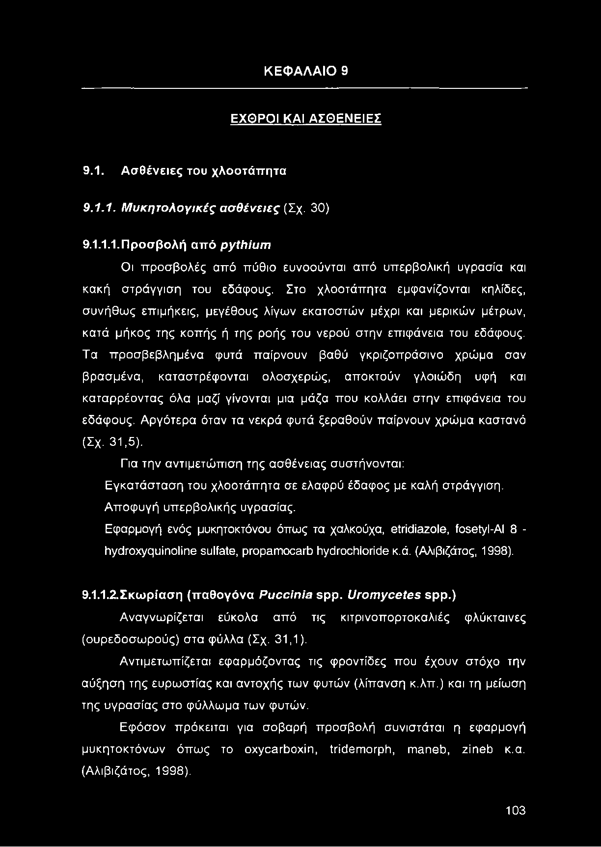 Τα προσβεβλημένα φυτά παίρνουν βαθύ γκριζοπράσινο χρώμα σαν βρασμένα, καταστρέφονται ολοσχερώς, αποκτούν γλοιώδη υφή και καταρρέοντας όλα μαζί γίνονται μια μάζα που κολλάει στην επιφάνεια του εδάφους.