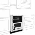 burning cookers / Cocinas de Leña / Κουζίνες με ξύλο NEWS 2015 kw-m 10,7** kw-n 8,0** m 3 210** % >75** kg/h 2,5** Ø mm 150 P/S - Lat. Dx Dim.