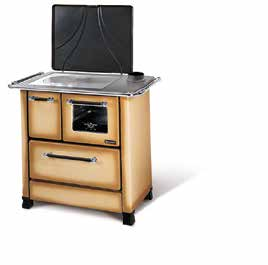 L-H-P 964x848x641 kg 133 Romantica 4,5 Cucine a legna / Wood burning cookers / Cocinas de Leña / Κουζίνες με ξύλο kw-m 9,1 kw-n 6 m 3 172 % 66 kg/h 1,8 Ø mm 130 SUP Dim.