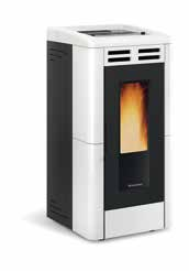 Stufe a Pellet Pellet stoves / Estufas de Pellet / Σόμπες Πέλλετ 37 Souvenir Lux Canalizzata / With ducting system / Canalizada / Με διοχέτευση Melinda Steel Air Stufe a Pellet / Pellet stoves /