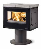 6 Stufe a legna Wood stoves / Estufas de leña / Ξυλόσομπες Falò 2L * * Ventilabile / Ventilatable / Con ventilación / Αεριζόμενο *Kit optional / Optional kit / Kit opcional / προαιρετικό kit kw-m