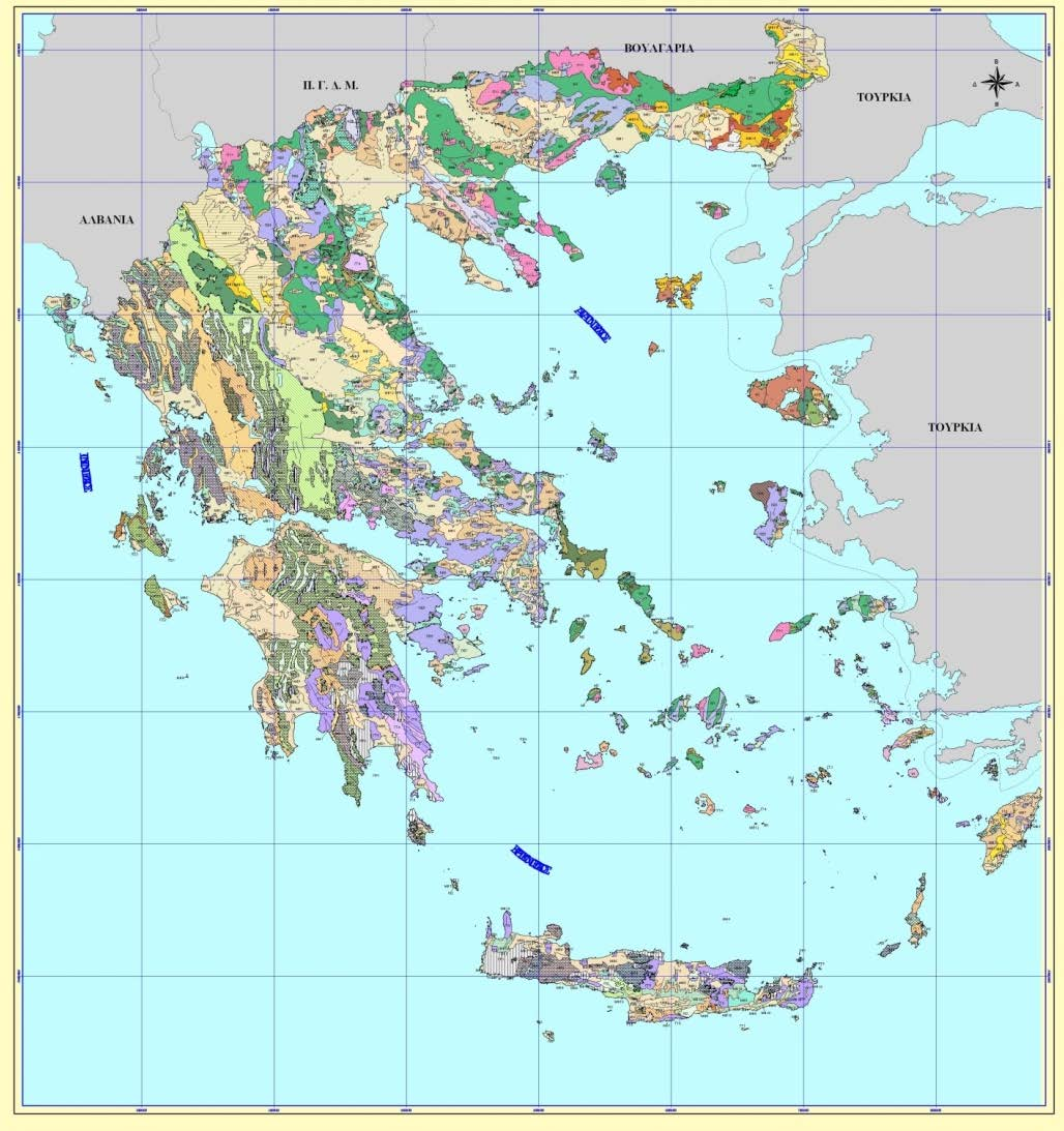 Βασική Γεωλογική έρευνα ΓΕΩΛΟΓΙΚΗ ΧΑΡΤΟΓΡΑΦΗΣΗ Η γεωλογική χαρτογράφηση του Ελλαδικού χώρου ξεκίνησε τη δεκαετία του 1960.
