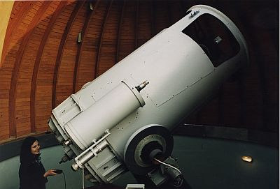 Obr. 12 Najväčším ďalekohľadom na Slovensku je 105cm reflektorový ďalekohľad na observatóriu Kolonica na východnom Slovensku.