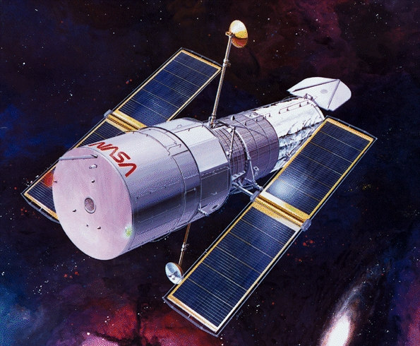 Obr. 8 Hubbleov