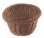 ψωμιέρες Wooven Rattan Ψωμιέρες Wooven Rattan Γερμανίας, από ειδικές ίνες polypropylene, που κάνουν το προϊόν να μοιάζει σαν φυσικό ψαθί αλλά έχουν τις προδιαγραφές του συνθετικού.