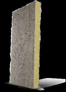 Lahke lesno-cementne gradbene plošče DRVOTERM Trislojne gradbene plošče s sredico iz kamene volne Plošča DRVOTERM je izdelana iz segmentov kamene volne (vlakna kamene volne so usmerjena pravokotno na